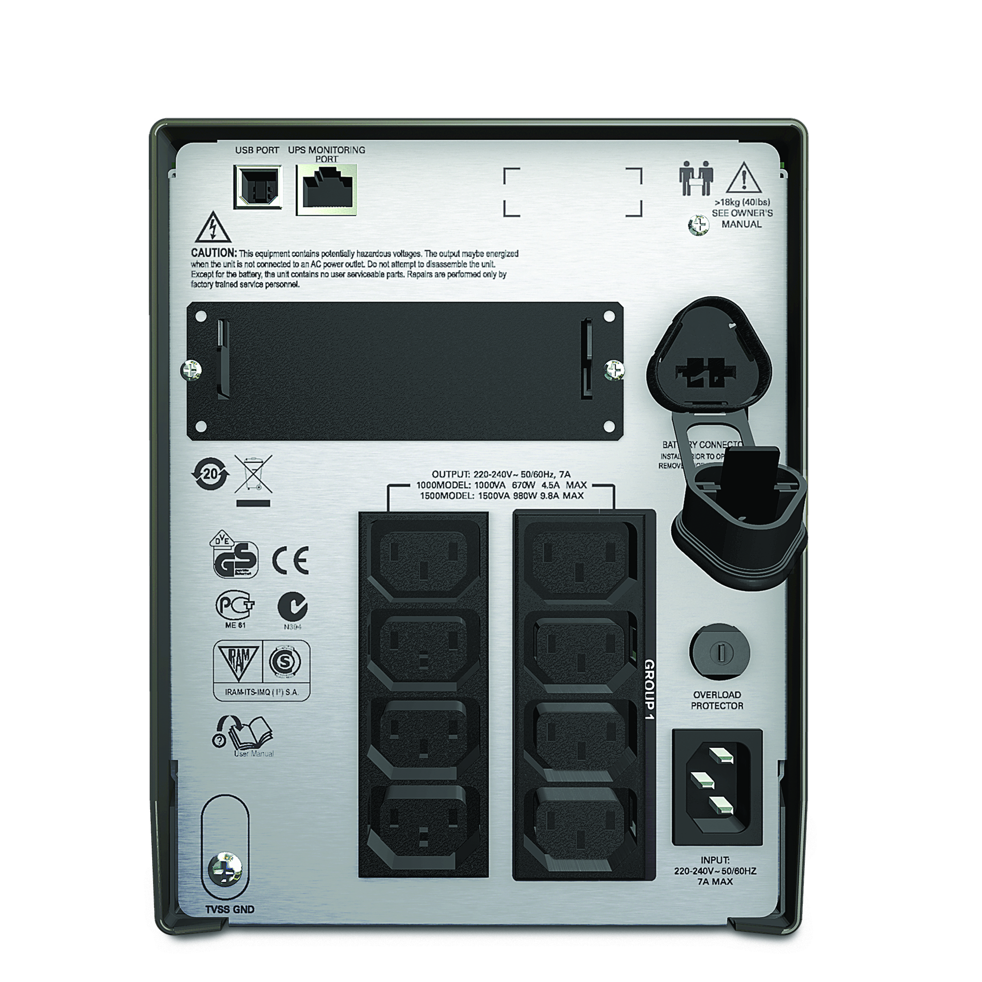 ИБП APC Smart-UPS 1500 ВА SMT1500I 
