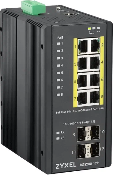 ZYXEL RGS200-12P-ZZ0101F | Ethernet-коммутатор индустриальный