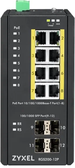 ZYXEL RGS200-12P-ZZ0101F | Ethernet-коммутатор индустриальный